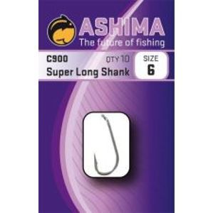 Ashima  Háčiky  C900 Super Long Shank  (10ks)-Veľkosť 10