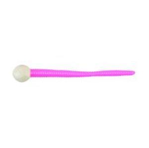 Berkley gumová nástraha powerbait twister mice tail white/bubblegum-7,5 cm (13ks v balení)
