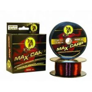 Extra Carp Vlasec Max Carp Hnedá 300 m-Priemer 0,28 mm / Nosnosť 10,85 kg