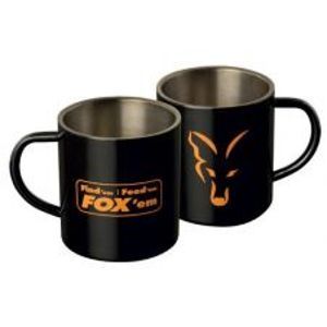 Fox Hrnček Stainless Mug 0,4l čierny matný
