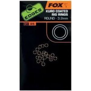 Fox Krúžky Kuro Coated Rig Rings 25 ks-veľkosť 2,5 mm