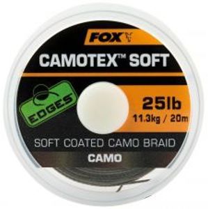 Fox Náväzcová Šnúrka Edges Camotex Soft 20 m-Priemer 25 lb / Nosnosť 11,3 kg
