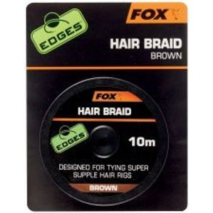 Fox Náväzcová Šnúrka Edges Hair Braid Brown 10 m