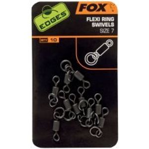 Fox obratlík s krúžkom edges flexi ring swivels 10 ks-vel.11