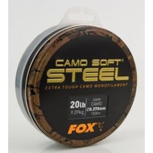 Fox Vlasec Camo Soft Steel Dark Camo 1000 m-Priemer 0,370 mm / Nosnosť 20 lb