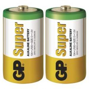 GP Batteries Alkalická Bateria GP Super LR20 (D) 2 ks