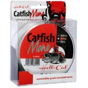 Hell-Cat Vlasec Catfish Mono Clear 300 m-Priemer 0,50 mm / Nosnosť 15,3 kg
