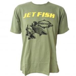 Jet Fish Tričko Olivové -Veľkosť XL