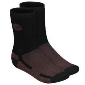 Korda Ponožky Kore Merino Wool Sock Black-Veľkosť 44 - 46