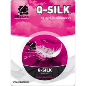 LK Baits Splietaná Šnúrka Q-Silk 20m-Nosnosť 25lb / Farba Camo Green