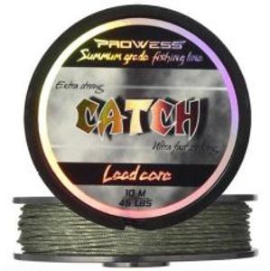 Prowess Olovená šnúra CATCH Leadcore 10m camo zelená-Nosnosť 35 lb