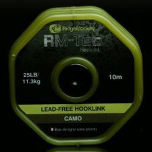 RidgeMonkey Bezolovená Náväzcová Šnúrka Lead Free Hooklink-Nosnosť 25 lb