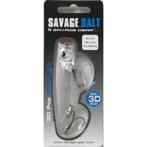 Savage Gear Wobler 3D Minnow Pop White Flash-8 cm 14 g