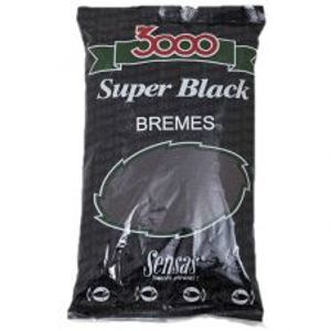 Sensas kŕmenie 3000 SUPER BLACK 1kg-Carpes